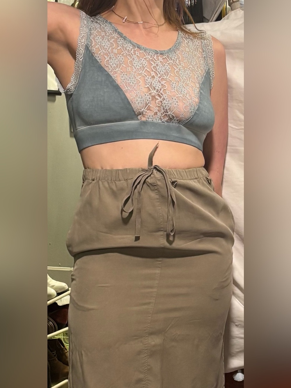 100% silk Carole Little skirt!
